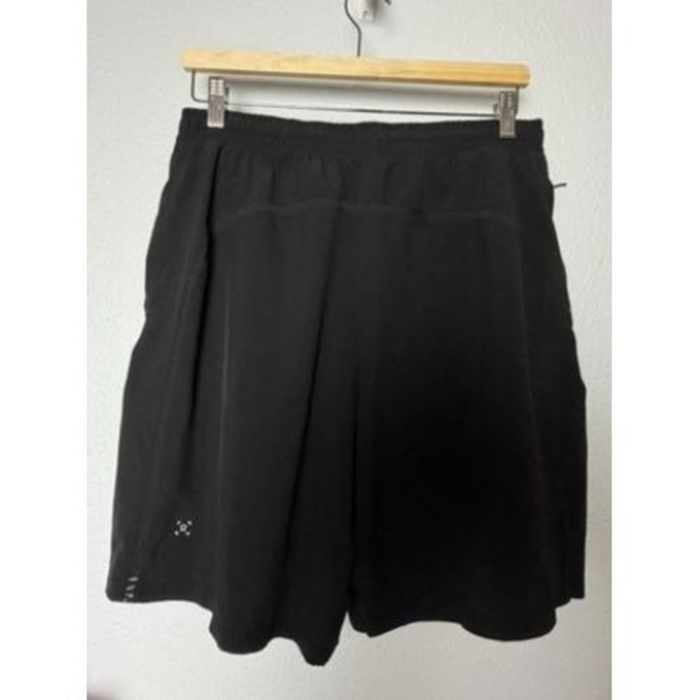 Lululemon Womens Black Running Shorts Athletic Gym Training Size 8 Run Athletic‎